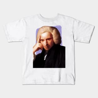 Anglo irish novelist Laurence Sterne illustration Kids T-Shirt